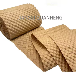 Papier kraft gaufré à <span class=keywords><strong>bulles</strong></span> recyclé <span class=keywords><strong>pour</strong></span> l'emballage de cosmétiques et de soins de la peau - Product Image 3