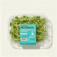 Étiquettes autocollantes imprimées imperméables pour la production de pousses de pois, fournies par l'usine Haoxuan, pour l'emballage de légumes frais