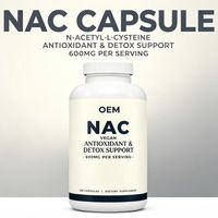 Complément Alimentaire NAC Vegan N-Acétyl-L-Cystéine 600mg 150 Capsules