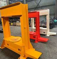 Presse hydraulique mobile pour pneus pleins 150 tonnes – Machine portable pour l'assemblage et la réparation de pneus pleins de chariots élévateurs