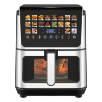 Approvisionnement direct usine : Friteuse à air numérique intelligente en acier inoxydable 9L pour des résultats parfaits, appareil de cuisson pour la cuisine domestique
