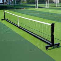 JUQIAN JQ4-PK-Z02 Filet de pickleball professionnel amovible en tuyau de fer, 22 pieds, robuste et portable pour jardin et voyage