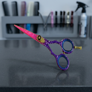 Tijeras de Peluquería Profesionales ASAP para Diestros, de Mango Largo, Punta Redonda, Acero Inoxidable, Calidad de Salón, Belleza Sostenible - Product Image 3