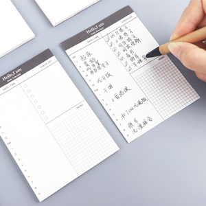 Mémo papier personnalisé bon marché auto-adhésif portable pour uriner Minutes de la réunion <span class=keywords><strong>Plan</strong></span> quotidien/mensuel arraché - Product Image 4