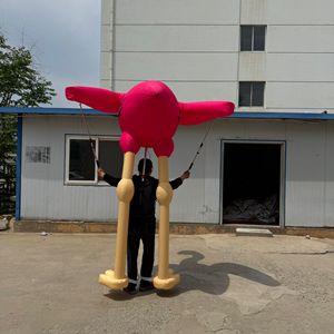 Marionnette gonflable en forme de flamant rose pour festival, spectacle de <span class=keywords><strong>cirque</strong></span>, activité, décoration - Product Image 3