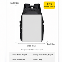 Sac à dos d'affaires décontracté personnalisé de grande taille, imperméable et antivol, avec port USB, pour hommes et femmes, vente en gros