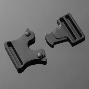 Hebilla de liberación lateral de aleación negra, duradera, para accesorios de bolsos - Product Image 3