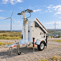 Tour d'éclairage solaire numérique DC24V avec programmation 24/7 pour éclairage de chantier, minier et d'urgence MAX