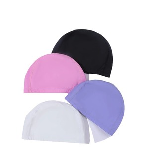 <span class=keywords><strong>Bonnet</strong></span> de bain en tricot de polyester durable, unisexe, en <span class=keywords><strong>tissu</strong></span> doux et élastique, idéal pour la compétition, l'entraînement et la <span class=keywords><strong>piscine</strong></span>. - Product Image 5