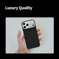 Étui de téléphone magnétique en fibre de carbone de haute qualité, antichoc, pour iPhone 17 Air 17 Pro