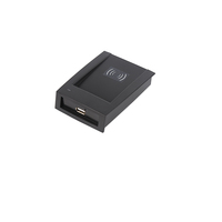 Lector/Escritor/Copiador de Microchip de Etiqueta Auricular de Escritorio FDX-B 134.2KHz con Tubo de Vidrio, Chip EM4305, Interfaz USB, Distancia de Lectura de 3-5cm