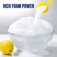 Lessive en poudre concentrée écologique en vrac, parfum citron 1kg, pour usage commercial - Personnalisable pour les acheteurs B2B