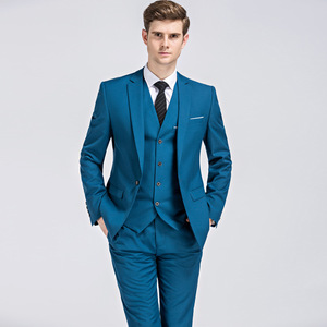 Trajes de Diseñador para <span class=keywords><strong>Hombre</strong></span>, Corte Slim Fit Personalizado, Conjunto de 3 Piezas para Novio, <span class=keywords><strong>Boda</strong></span>, Diseños de Trajes para Caballero, Noche, Negocios - Product Image 2