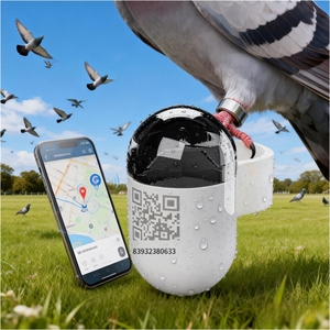 เครื่องติดตาม GPS สำหรับนกพิราบ ไม่ต้องใช้ซิมการ์ด พร้อมแอปฟรีตลอดชีพ ตัวระบุตำแหน่งสัตว์เลี้ยงทำจากพลาสติก ใช้งานได้ทั่วโลก - Product Image 6