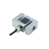 Sensor de Fuerza de Celda de Carga Tipo S Fibos FA303 Económico, Conexión de Brida de Acero Inoxidable, Salida Analógica/Digital, Capacidad de Pesaje 500N