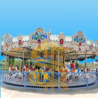 Manège en acier et fibre de verre pour intérieur et extérieur, équipement de parc d'attractions pour centre commercial