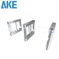 Torniquete Automático AKE con Reajuste Automático, Acero Inoxidable 304, Barrera Peatonal RFID, Puerta Rápida con Motor sin Escobillas, Protección IP54