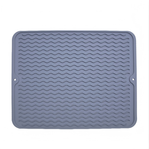 Large Square <b>Silicone</b> Trivet Heat Resistant Waterproof 4mm Thick Pot Holder Non-Slip Nordic Style Table Mat for Kitchen Hot - Product Image 1