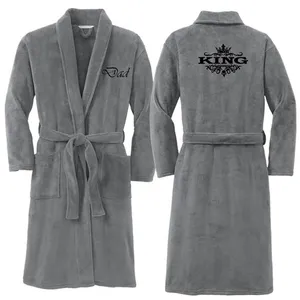 Microfiber Hotel Velour Bath Robes Monogram Nightgowns And Robes Sets Personalized Plush Bathrobe