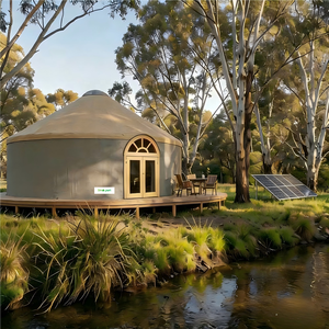 <span class=keywords><strong>Yourte</strong></span> <span class=keywords><strong>à</strong></span> <span class=keywords><strong>vendre</strong></span> <span class=keywords><strong>Yourte</strong></span> de glamping Maison en bois <span class=keywords><strong>Yourte</strong></span> de Mongolie de luxe moderne de style nouveau en bois - Product Image 1