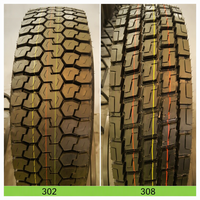 Шина для грузовиков Heavy Duty 18PR 10.00-20 с глубоким протектором и шипами, высокая тяга, для ведущих осей тяжелых самосвалов