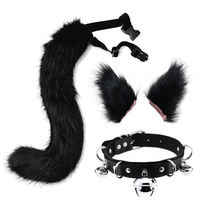 Nouveau Style Halloween fête Animal bandeau en peluche oreille bandeau Therian queues fausse fourrure Sexy renard oreilles queues pour les femmes
