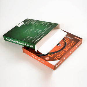 Carpeta de Cartón Cuadrada Gruesa Plegable y Reciclable Personalizada con Asa para Embalaje de Electrónica de Consumo, Color Personalizado - Product Image 4