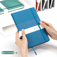 Carnet de notes en cuir PU relié rigide A5 avec logo personnalisé, papier Moleskine, journal de bureau, agenda, carnet de notes