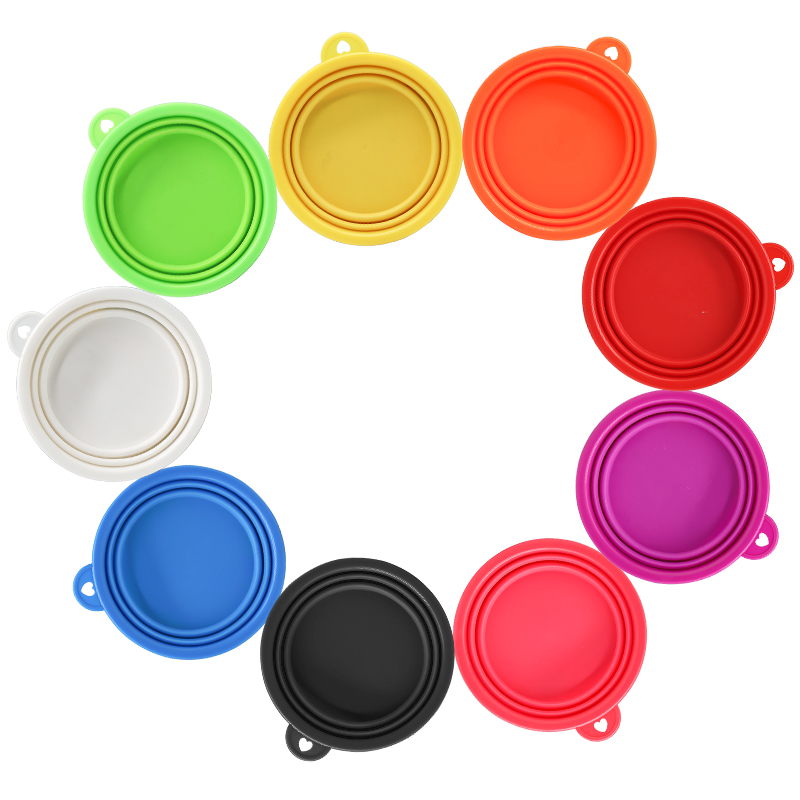 Wholesale Custom Logo Outdoor Travel Foldable Silicone Pet Bowl Feeder by NingBo Loky Pet Products