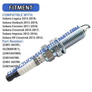 Candele PAT per Subaru Legacy Forester Outback <span class=keywords><strong>Crosstrek</strong></span> Impreza XV <span class=keywords><strong>Crosstrek</strong></span> 22401-AA781 SILZKAR7B11 22401AA780 22401AA781 - Product Image 2