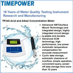 เครื่องวัดความเข้มข้นของกรดและด่างแบบตั้งโต๊ะ Timepower TP340 พร้อมกราฟสัมผัสโค้ง HCL NAOH H2SO4 <span class=keywords><strong>NACL</strong></span> HNO3 <span class=keywords><strong>NA2CO3</strong></span> ในตัว สำหรับใช้ในห้องปฏิบัติการ - Product Image 2