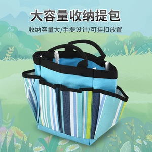 Guangmingyuan Gardening Tool Bag Oxford Cloth Waterproof Lining Large Capacity Garden Supplies Storage Bag - Product Image 2