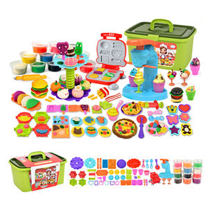 Ensemble de pâte à <span class=keywords><strong>modeler</strong></span> couleur 62 pièces pour enfants Cuisine Créations Gaufrier Crème Glacée <span class=keywords><strong>Dessert</strong></span> Nourriture Pâte à <span class=keywords><strong>modeler</strong></span> et Kit d'outils accessoires - Product Image 1