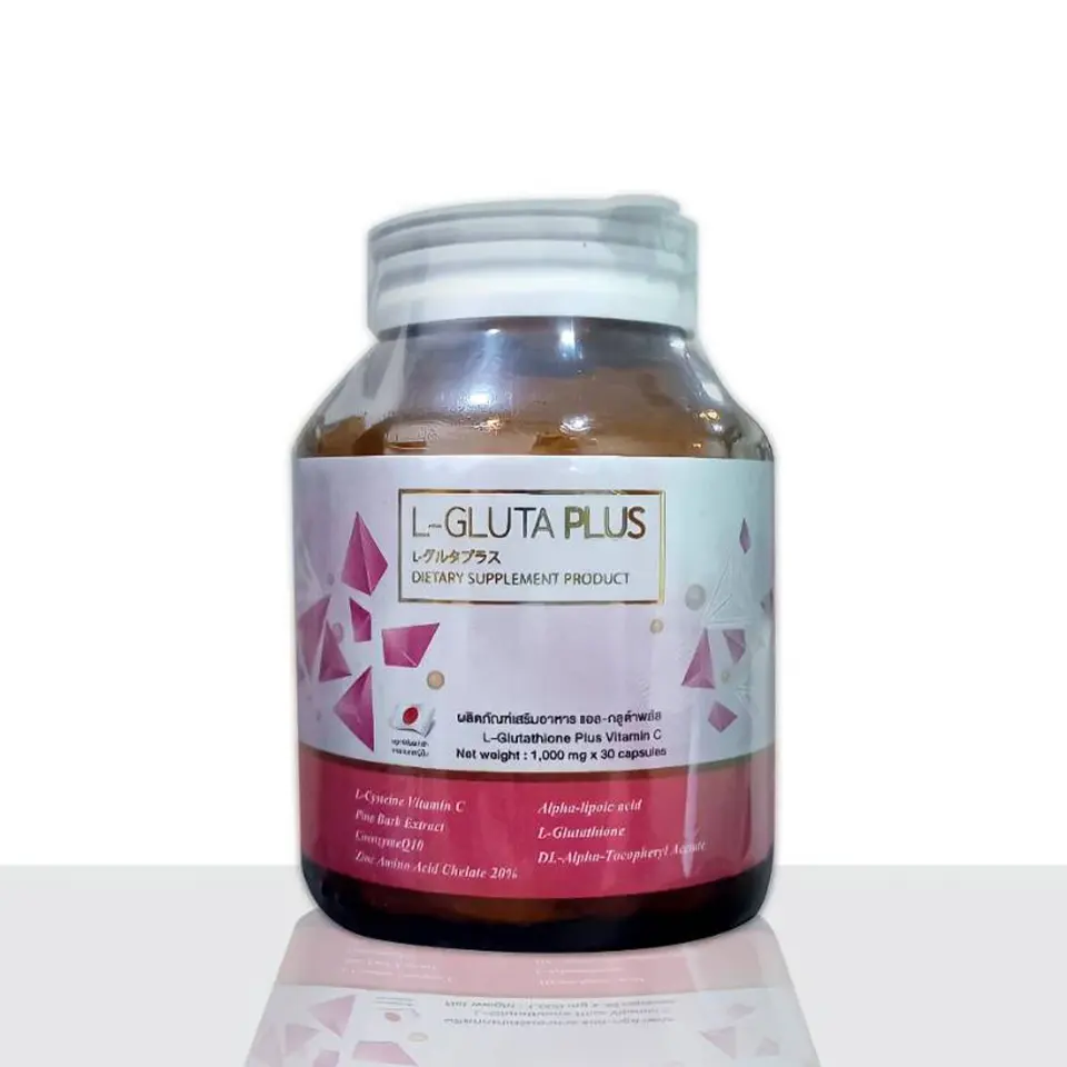 L-Gluta Plus добавки капсулы ингредиенты из Японии производит в Таиланде белые капсулы Gluta добавки для здоровья