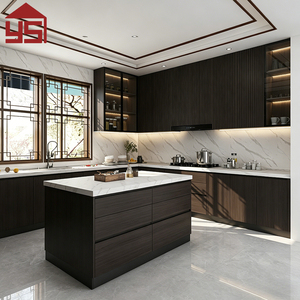 YingSheng Cucine Moderne di Lusso Personalizzate <span class=keywords><strong>in</strong></span> <span class=keywords><strong>Legno</strong></span> <span class=keywords><strong>Massello</strong></span>, <span class=keywords><strong>Cucina</strong></span> Componibile con Isola, Gabinetes De Cocina - Product Image 2
