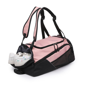 Borse da ballo con logo personalizzato con ragazze nere Weekend palestra donna grande <span class=keywords><strong>borsone</strong></span> da viaggio sport da <span class=keywords><strong>nuoto</strong></span> borsa da ballo - Product Image 3