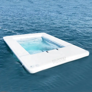 Yacht portable d'été Offre Spéciale <span class=keywords><strong>Piscine</strong></span> de mer flottante pour bateau gonflable avec <span class=keywords><strong>filet</strong></span> - Product Image 3