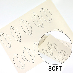 Piel de Práctica de Silicona de Doble Cara para Labios, Piel de Entrenamiento de Tatuaje de Microblading de Goma PU para Estudio de Maquillaje Permanente - Product Image 3
