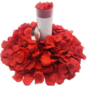 1000 pièces <span class=keywords><strong>de</strong></span> pétales <span class=keywords><strong>de</strong></span> rose artificiels Real Touch pour créer une atmosphère romantique et surprenante - Product Image 1