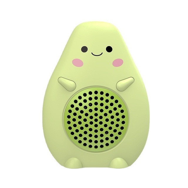 Fruit Shape Mini Avocado Stereo 5.0 Portable Speaker Support FM Creative Avocado Cartoon Gift Wireless Subwoofer Speaker