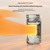 Souffleur d'air chaud USB portable pour la maison, chauffage rapide PTC, régulateur de température, thermostat réglable, contrôle de l'énergie