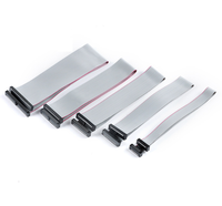 Câble de données plat IDC blindé à pas de 2,54 mm, 6, 12, 16, 20, 44, 50, 64 broches, pour téléchargement de données