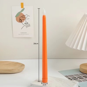 Bougies multicolores de l'avant <span class=keywords><strong>LED</strong></span> de flamme de sentiment atmosphérique de Z-0177 pour la décoration de maison et de barre - Product Image 3