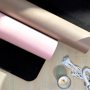 Esterillas de <span class=keywords><strong>yoga</strong></span> de goma de colores lisos, rectangulares, ovaladas y curvas, definidas por el usuario, con base antideslizante - Product Image 3