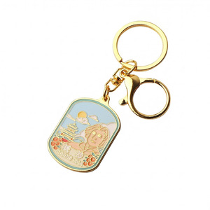 Llavero de metal personalizado de alta calidad con esmalte para decoración de bolsos, llavero de regalo con diseño colorido - Product Image 1