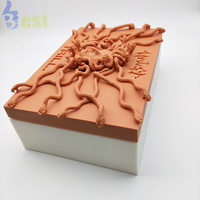 Support de téléphone portable OEM Chine impression 3D résine de cire rouge matériau peinture par pulvérisation traitement de surface prototype services de traitement
