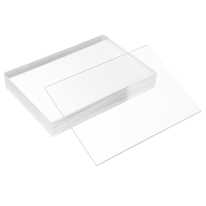 Plaque acrylique PMMA hautement transparente en stock, feuille protégée par double <span class=keywords><strong>papier</strong></span> brun, stock stable, fabrication sur mesure - Product Image 1
