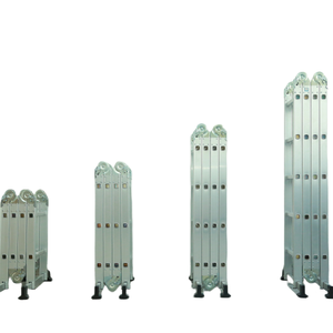 Pliable, certifié EN131 	 Échelle escamotable multifonctionnelle en aluminium légère et peu encombrante pour le nettoyage domestique et le bricolage - Product Image 2