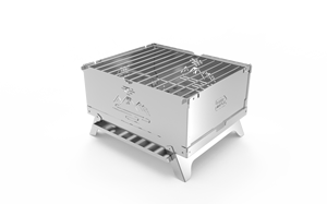 Poêle à <span class=keywords><strong>bois</strong></span> portable en acier inoxydable pour le camping en plein air, barbecue, charbon de <span class=keywords><strong>bois</strong></span> pliable - Product Image 5