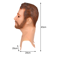 Produits à succès 2021 Masque de cosplay d'Halloween pour hommes adultes Masque de mascarade d'Halloween